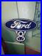 Vintage-Ford-Porcelain-Sign-Old-Michigan-Car-Auto-Parts-V8-Fomoco-Truck-Sales-01-yznq