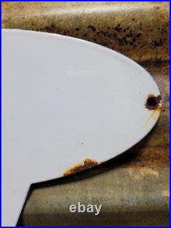 Vintage Ford Porcelain Sign Old Michigan Car Auto Parts V8 Fomoco Truck Sales