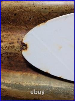 Vintage Ford Porcelain Sign Old Michigan Car Auto Parts V8 Fomoco Truck Sales