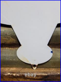 Vintage Ford Porcelain Sign Old Michigan Car Auto Parts V8 Fomoco Truck Sales