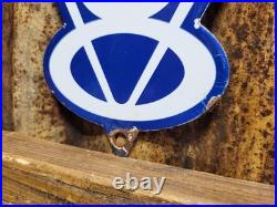Vintage Ford Porcelain Sign Old Rare 1939 Car Auto Parts V8 Fomoco Truck Sales Vintage Ford Porcelain Sign Old Rare 1939 Car Auto Parts V8 Fomoco Truck Sales