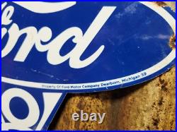 Vintage Ford Porcelain Sign Old Rare 1939 Car Auto Parts V8 Fomoco Truck Sales Vintage Ford Porcelain Sign Old Rare 1939 Car Auto Parts V8 Fomoco Truck Sales
