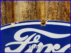 Vintage Ford Porcelain Sign Old Rare 1939 Car Auto Parts V8 Fomoco Truck Sales Vintage Ford Porcelain Sign Old Rare 1939 Car Auto Parts V8 Fomoco Truck Sales
