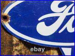 Vintage Ford Porcelain Sign Old Rare 1939 Car Auto Parts V8 Fomoco Truck Sales Vintage Ford Porcelain Sign Old Rare 1939 Car Auto Parts V8 Fomoco Truck Sales