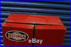 Vintage Ford Rotunda Parts Garage Dealership Display Cabinet Sign Car Truck
