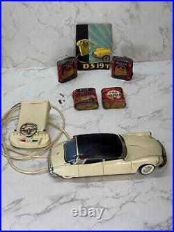 Vintage Gege Citroen DS19 Remote Control Car for Parts