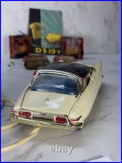 Vintage Gege Citroen DS19 Remote Control Car for Parts