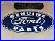 Vintage-Genuine-Ford-Parts-11-3-4-Porcelain-Metal-Car-Truck-Gasoline-Oil-Sign-01-fb