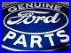 Vintage-Genuine-Ford-Parts-16-5-Porcelain-Metal-Car-Truck-Gasoline-Oil-Sign-01-wmtj