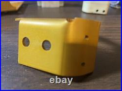 Vintage Gold Metal A Frame RC10 Tub Chassis, Nose Plate & Motor Plate