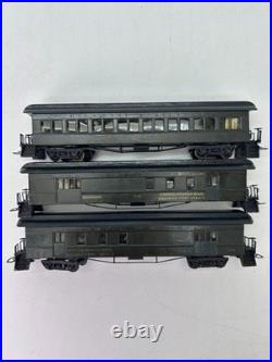 Vintage HO Scale Delaware & Atlantic Wood Passenger Car Set of 3 Parts Repair