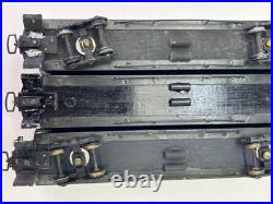Vintage HO Scale Delaware & Atlantic Wood Passenger Car Set of 3 Parts Repair