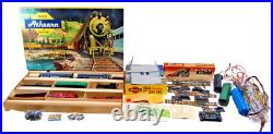 Vintage HO Scale Model Train Cars, Tracks, + More Lot FOR PARTS ONLY XM1586