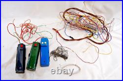 Vintage HO Scale Model Train Cars, Tracks, + More Lot FOR PARTS ONLY XM1586