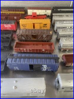 Vintage HO Scale Model Train Lot Cars Locomotives Transformers FOR PARTS AS-IS