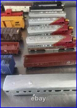 Vintage HO Scale Model Train Lot Cars Locomotives Transformers FOR PARTS AS-IS