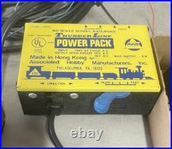 Vintage HO Scale Model Train Lot Cars Locomotives Transformers FOR PARTS AS-IS