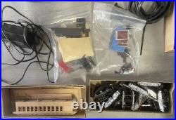 Vintage HO Scale Model Train Lot Cars Locomotives Transformers FOR PARTS AS-IS