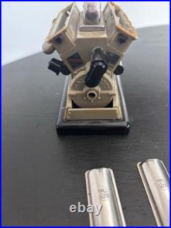 Vintage Hall Scott Motor Car Company Engine Table Strike Lighter Rare For Parts