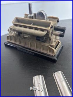 Vintage Hall Scott Motor Car Company Engine Table Strike Lighter Rare For Parts