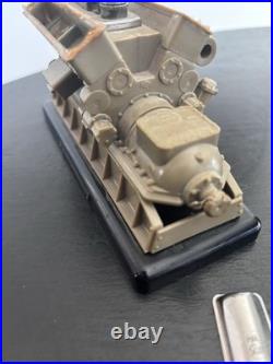 Vintage Hall Scott Motor Car Company Engine Table Strike Lighter Rare For Parts