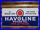Vintage-Havoline-Porcelain-Sign-Car-Motor-Oil-Service-Auto-Parts-3-34-Wax-Free-01-ol