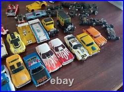 Vintage Ho Scale Afx/tyco Slot Cars 34 Total & Some Spare Bodies Chassis Parts