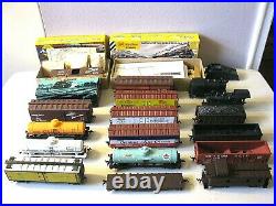 Vintage Ho Scale Train Car Lot - Plastic & Metal Cars - Parts & Instructions