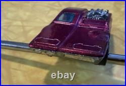 Vintage Hot Wheels Redline 1970 Side Kick US Magenta Moving Parts Work