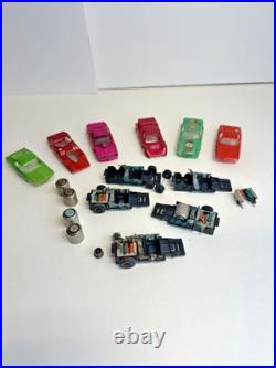 Vintage Hot Wheels Redline Sizzlers Parts Lot 5 Chassis & 6 Bodies PARTS ONLY