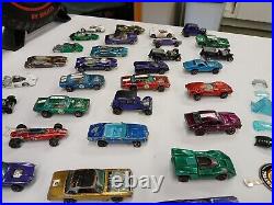 Vintage Hot Wheels Redlines lot of 38 With 2 Cases And Various Parts