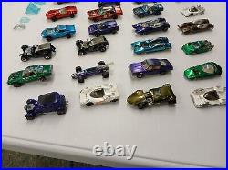 Vintage Hot Wheels Redlines lot of 38 With 2 Cases And Various Parts