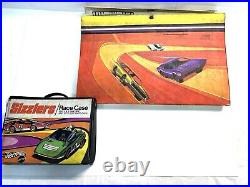 Vintage Hot Wheels Sizzlers Race Case + Large Case and Cars, Tires, Misc Parts