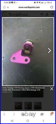 Vintage Hpi Racing Rare & Htf Japan A960 Aluminum Front Belt Tensioner Nitro Rs4