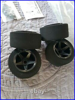 Vintage Hpi Super Star foam tires Wheels Deep Rc10t Losi Blackfoot Super Rare