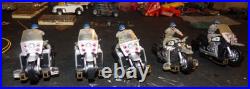 Vintage Ideal 1981 Chips Slot Car Lot Highway Patrol Cycle For Parts Or Repair