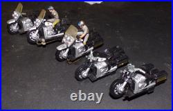 Vintage Ideal 1981 Chips Slot Car Lot Highway Patrol Cycle For Parts Or Repair
