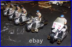 Vintage Ideal 1981 Chips Slot Car Lot Highway Patrol Cycle For Parts Or Repair