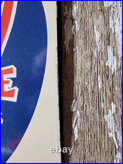 Vintage Iskenderian Porcelain Sign 30 Old Poly Dyne Car Auto Parts Profile Cams