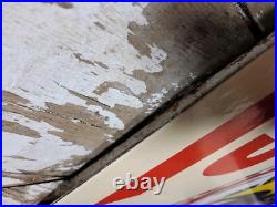 Vintage Iskenderian Porcelain Sign 30 Old Poly Dyne Car Auto Parts Profile Cams