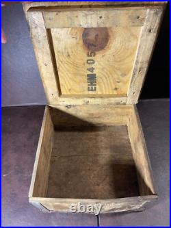 Vintage Jaguar Motors 1950s/1960s Original Carburetor/ Car Parts Wooden Box