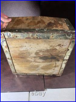 Vintage Jaguar Motors 1950s/1960s Original Carburetor/ Car Parts Wooden Box