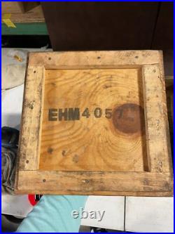 Vintage Jaguar Motors 1950s/1960s Original Carburetor/ Car Parts Wooden Box