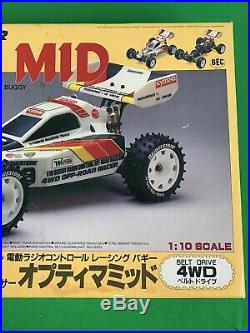Vintage KYOSHO RC Car Buggy 4WD Optima Mid, Box Only, 3135