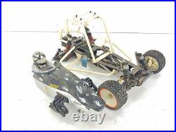 Vintage Kyosho 1/10 2wd RC Car Buggy Roller Rolling Chassis Parts Car Used