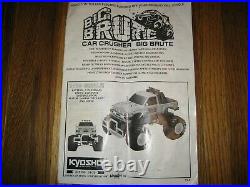 Vintage Kyosho Big Brute Car Crusher/Pulling Truck Kyosho RC