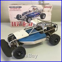 Vintage Kyosho Circuit 10 Wildcat RC Nitro Buggy Car 110 For Parts Or Repair