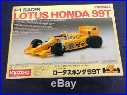 Vintage Kyosho F1 Racer 1/18 Lotus Honda 99T RC Formula One 1