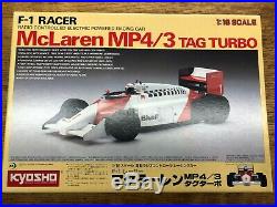 Vintage Kyosho F1 Racer 1/18 McLaren MP4 3 Tag Turbo RC Formula One 1