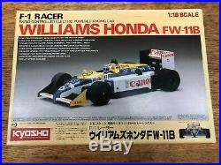 Vintage Kyosho F1 Racer 1/18 Williams Honda FW-11B RC Formula One 1